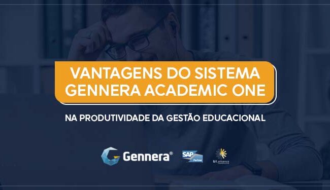 Vantagens do sistema Gennera Academic One na produtividade da gestão educacional